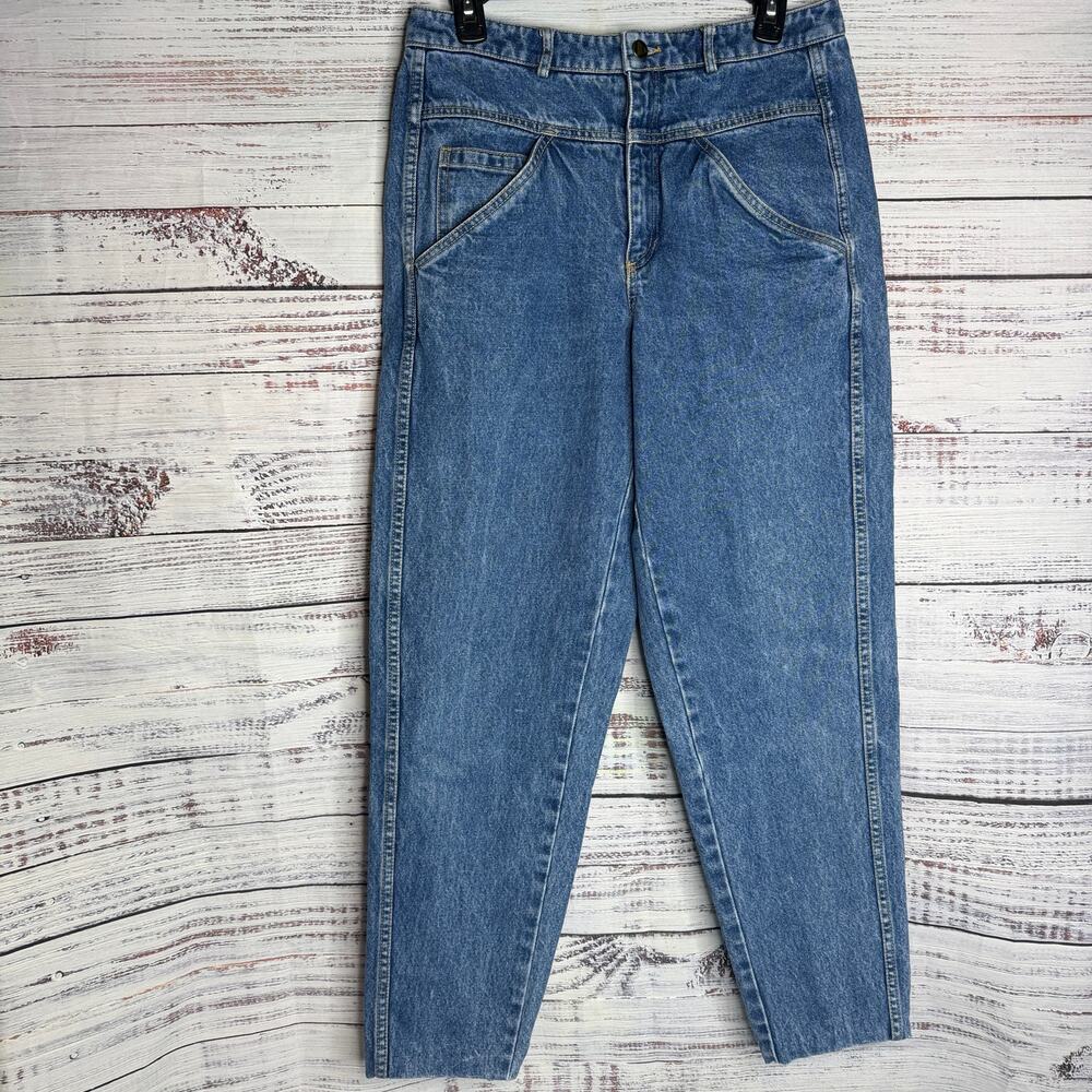 Vintage Lizwear Bareback Jeans 14 High Rise Tapered Mom Western Denim 90s